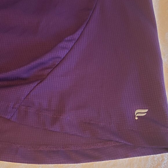 Fabletics Purple Cinched sided longer tank top size L - Picture 4 of 9